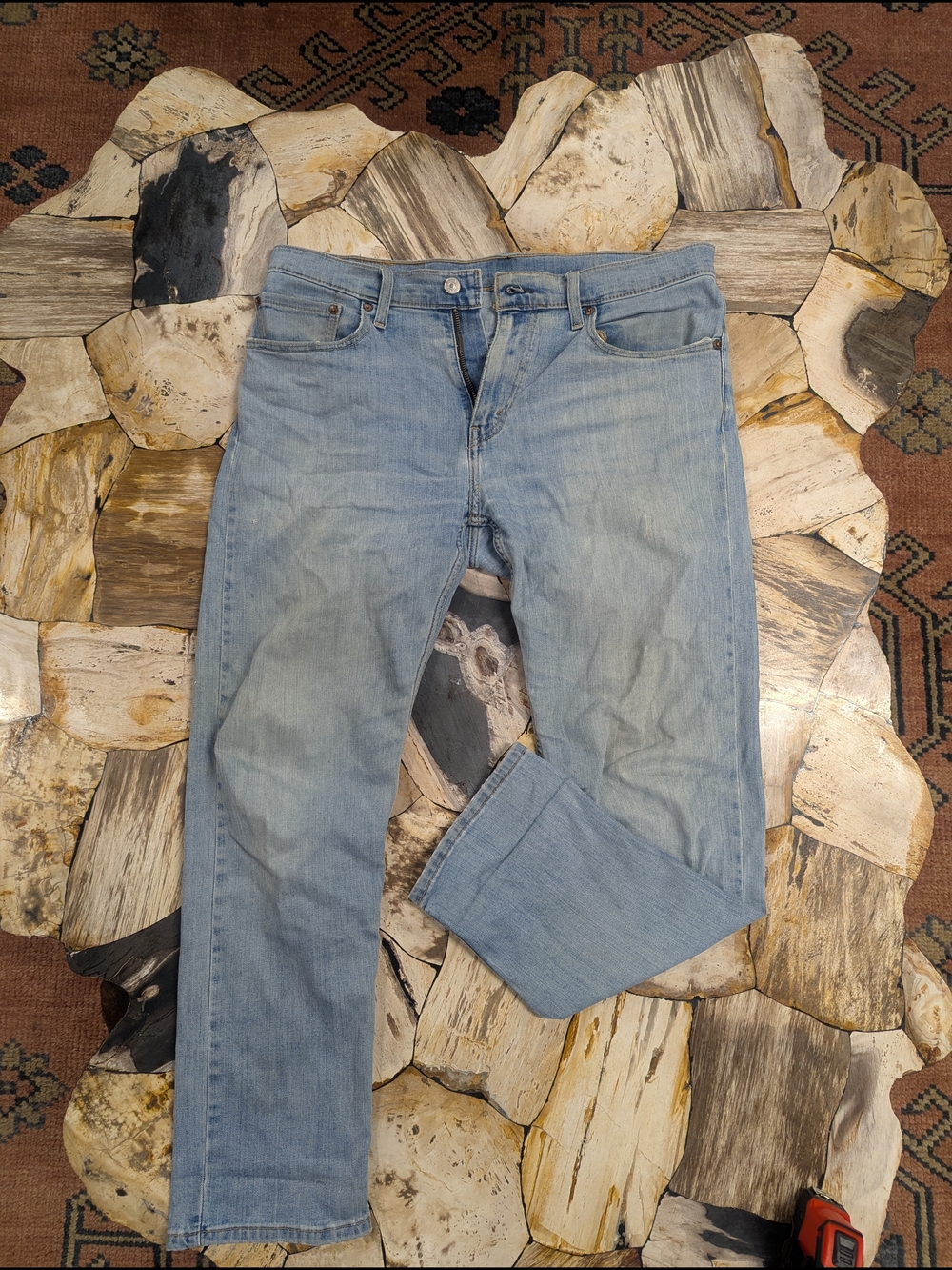 Levi's 502 Light Blue Waterless Denim Jeans